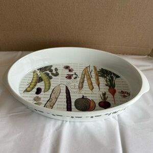 Kew Royal Botanic Gardens Oval Baking/Serving Dish "Super White Porcelain"